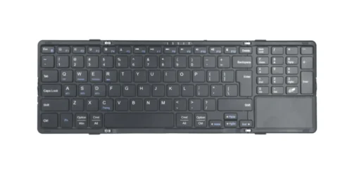 DF008  3-Fold Bluetooth Wireless Keyboard with Integrated Touchpad & Numpad