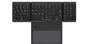B055  4-Panel Foldable Wireless Keyboard with Oversized Responsive Touchpad