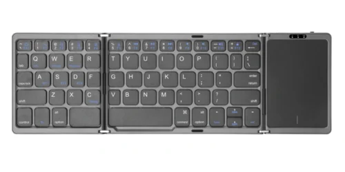 B089T  Silent Bluetooth Keyboard with Large Touchpad