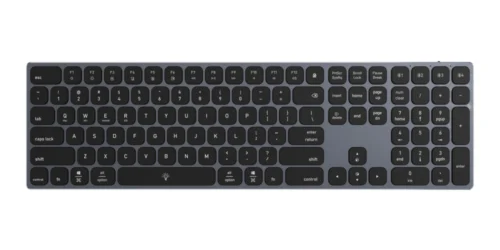 DY003 Aluminum Portable Ultra-Thin 3-Zone Wireless Keyboard