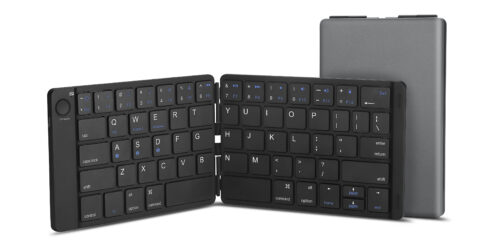 B093 aluminum 2-fold keyboard