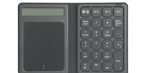 DF003C numeric keyboard with touchpad and display